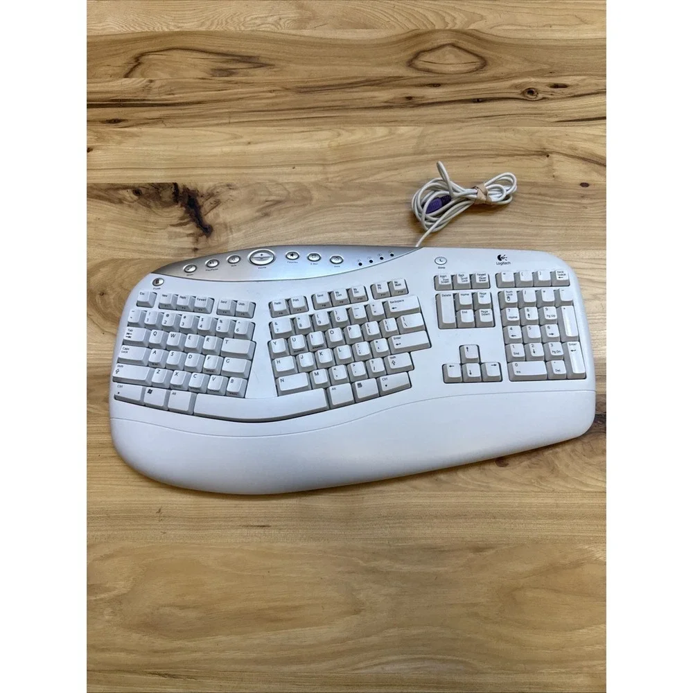 Ergonomic Design Logitech Office Comfort PS/2 Keyboard (Y-SY50) (SK-6300)